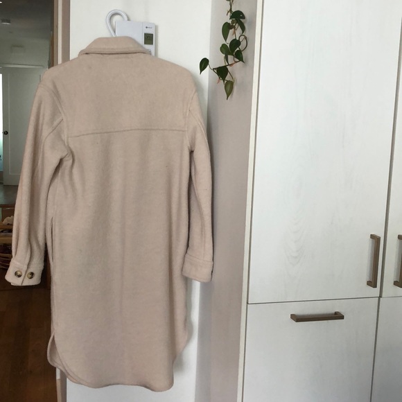 Aritzia Wilfred Free Ganna Long Shirt Jacket 2XS - Picture 3 of 8